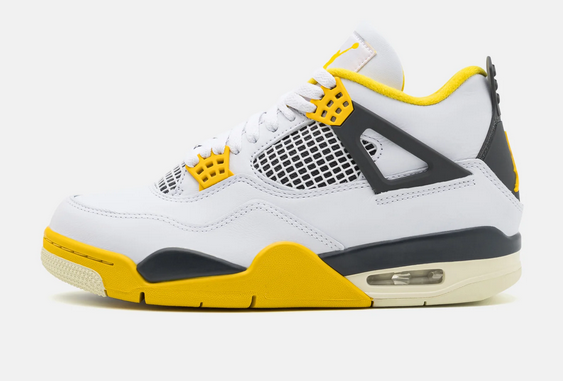 Jordan 4 mit Schnürsenkel